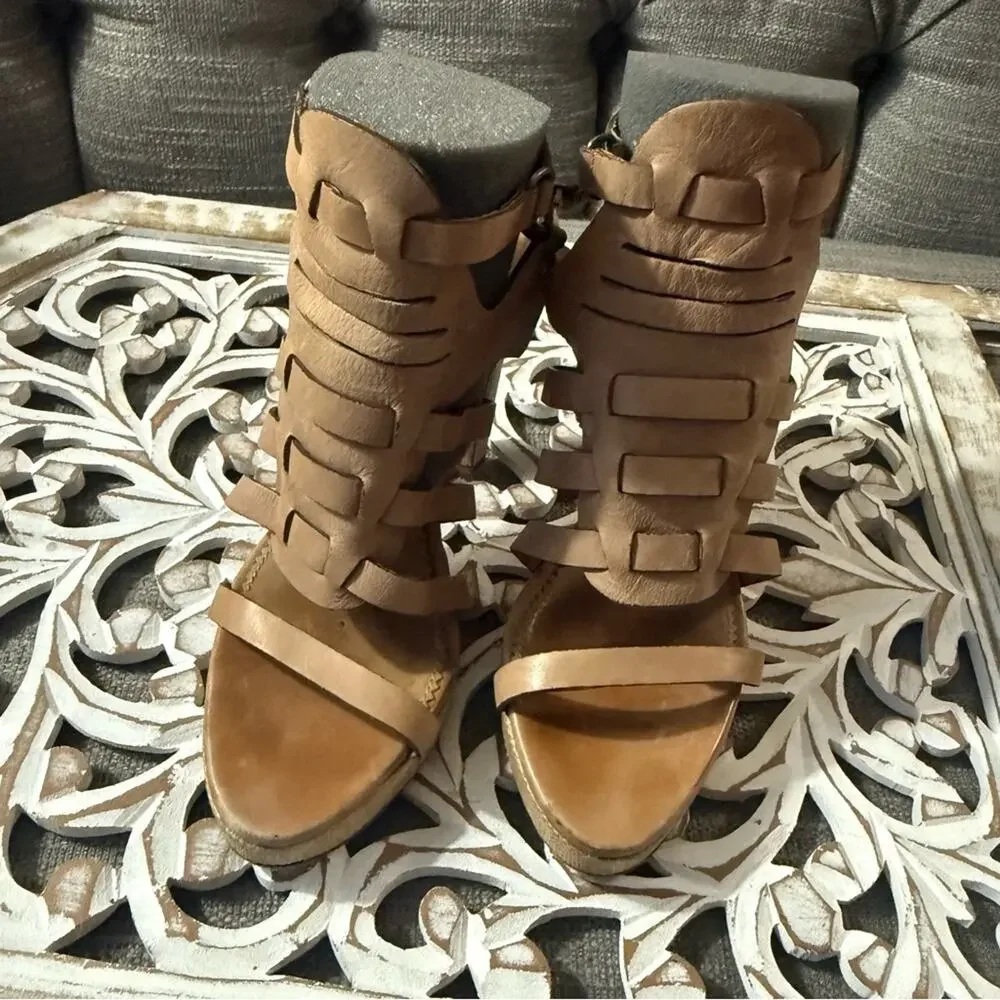 Rag & Bone Leather Heels Sandals Shoes Women’s 8.5 39